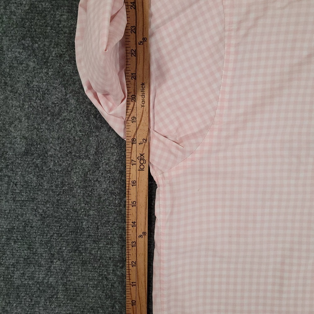 Vineyard Vines Performance Murray‎ Shirt Mens Large Pink Gingham Nylon Classic - Picture 8 of 9